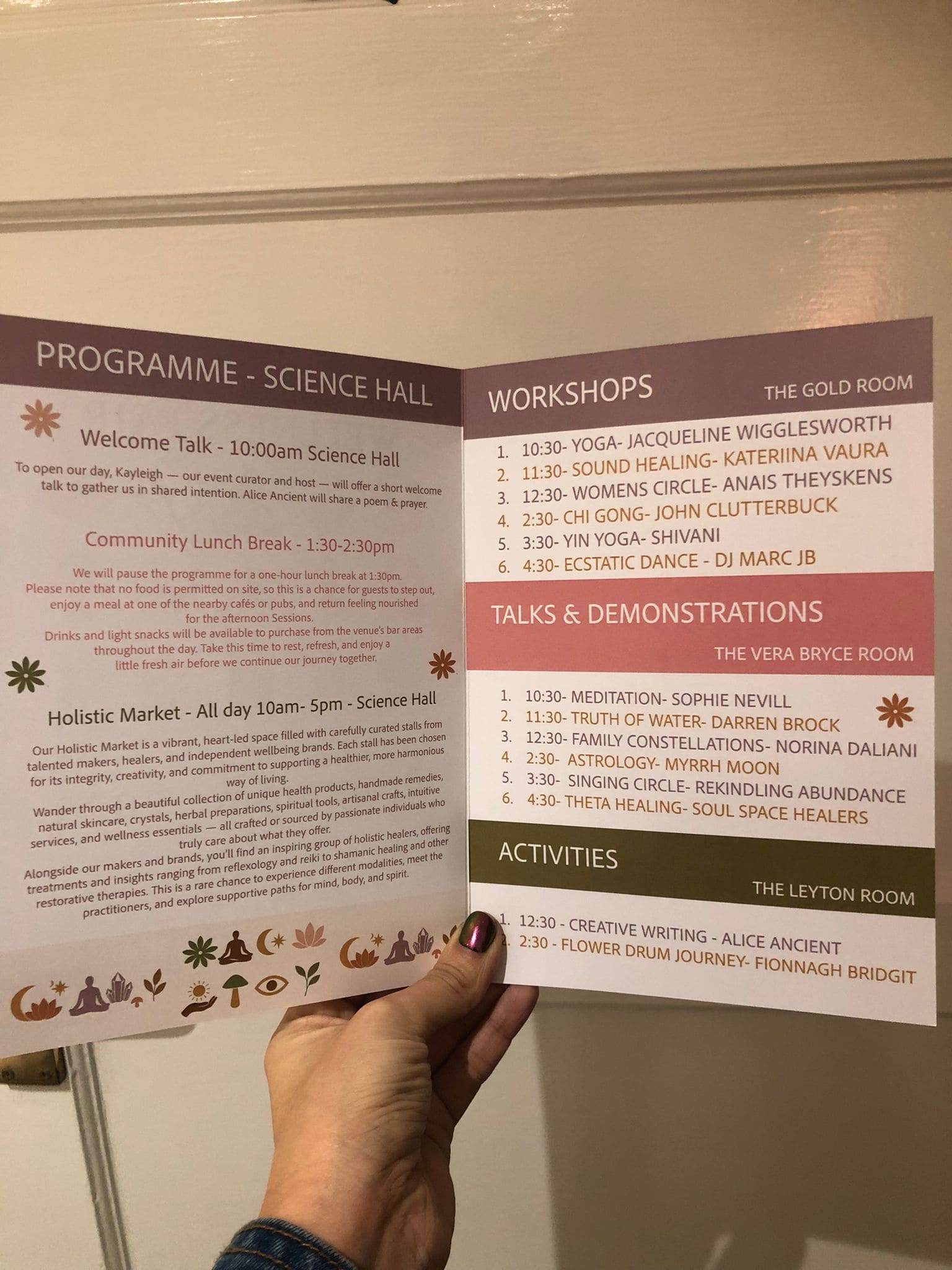 Tunbridge Wells Wellness Fair Leaflet